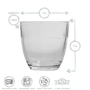 Duralex Gigogne Espresso Glasses - 160ml