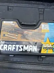 Sears Craftsman USA Nos 58pc Mechanics Socket Tool Set 3/8” Ratchet 33558