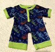 One Size Build a Bear Workshop Blue Dinosaur Sleeper Plush Teddy Bear Pets