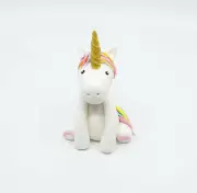 UNICORN EDIBLE CAKE TOPPER X 1 - (3D FIGURINE) 10-12CM - **AWESOME**
