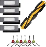 Accessories for Ecovacs Deebot N8, T8, 1 Main Brush, 4 Filters, 6 Side Brushes for T8 N8 ozmo 950 920, Replacement for Deebot Neo, T8, T8+, T8 AIVI, T8MAX, N8, N8+, N8 Pro, N8 Pro+, T9, T9+