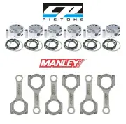 CP Pistons 84mm 10.2:1CR W/ Upgraded Pins up to 1300HP & Manley Rods for BMW N55