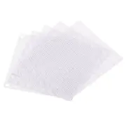 5pcs 120mm Computer Fan Filter Grills PVC Mesh Dustproof Case Cover White