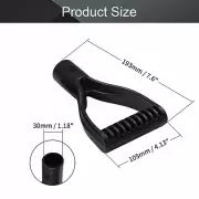 2Pc Dia 30mm Shovel Handle D Grip PVC for Tool Grip Part Shovel Spade Snow Fork