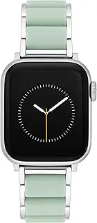 [Anne Klein] Silicone Fashion Bracelet for Apple Watch, Secure, Adjustable, Apple Watch Replacement Band, Fits Most Wrists, Green