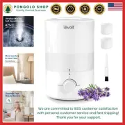 3L Cool Mist Humidifier and Aroma Diffuser - Ultra-Quiet 25W for Large Rooms