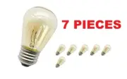 7 BULBS 11 Watt Outdoor Patio Light Bulb S14 Warm USE WITH FEIT MODEL SL20-10