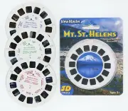 Mt. Mount St. Helens Washington View-Master 3 Reels and Copy of Cover