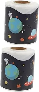 ARTIBETTER 2 Rolls Outer Space Bulletin Board Borders of Decorative Space Border Stickers for Classroom Solar System Themed Decor and Design for Creative School Environments
