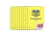 10x Spirax 70 GSM 48 Pages A4 8mm Ruled No.100 Exercise Book School Notebook