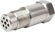 Hex Threaded Coupler - Air Hydraulic Threaded Coupler - High Pressure Stainless Steel Connector Tool Accessory for Vehicle Car Van