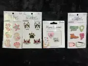 The Paper Studio Metal Stickers Flea Market Fancy Lot 4 Packages NEW An Unopened