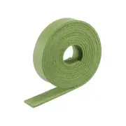 Faux Leather Straps Strip Leather String 1cm/0.4" Width, Green