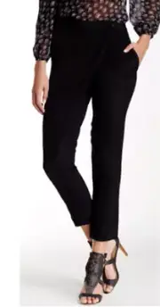 Rebecca Minkoff Grayson Silk Pant Black 8 NWT $248