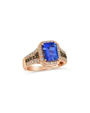 Le Vian Tranquility 14K Rose Gold 2.62 ct. tw. Diamond & Tanzanite Half-Eternity Ring