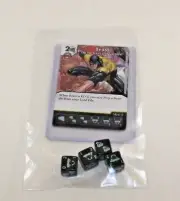 Marvel Dice Masters X-MEN First Class * BEAST * RARE Uncommon Set CUR + 4 dice
