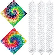 [Bonuci] White Bandana Bulk for Tie Dying Cotton Paisley Unisex Bandana Multipurpose Head Wrap for DIY Tie Dye Favors, 22 x 22"