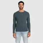 GUESS Blue Olex Knitted Sweater Size: Large, Cotton
