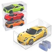 100 Pcs Clear Display Case for Hot Wheels, Matchbox Cars Storage Case 1/64 Sc...