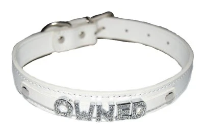 OWNED Slave Sissy Whore Wench Tart Bondage white Collar Sub Submissive Smooth UK