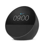 Amazon Echo Spot (2024) Smart Alarm Clock Speaker with Alexa - Black 2.83"