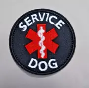 NEW WORKING DOG PATCHE "SERVICE DOG WITH MEDICAL SYMBOL"