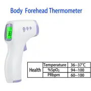 Non-Contact IR Thermometer Fast Measure Light or Portable Fingertip Medical Equi