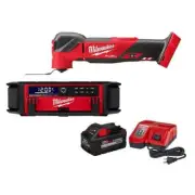 Milwaukee Oscillating Tools 3.89" Cordless Multi-Tool Lithium Ion Compact Red