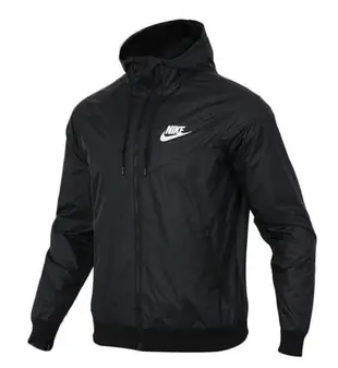 Nike 耐吉 運動外套 防風防雨 風衣外套 運動服 男女訓練外套 衝鋒衣 黑色 黑白 黑紅/澤米
