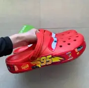 Lightning McQueen Crocs New Limited Classic Clogs Cars Disney Pixar No Light-up