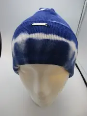 Steve Madden Women's Tie Dye Blue Beanie Light Weight Hat NWT
