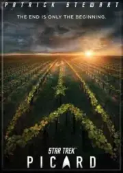 ATA-BOY REFRIGERATOR MAGNET Star Trek Picard Grapes Poster End is Only The Begin