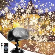 Snowflake Projector Lights, Christmas Owl Shape Snow Light Double Head Light