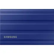 Samsung T7 Shield 1TB Rugged Portable External SSD - Blue USB-C - IP65 Rated Dust & Water Resistance - 3 Metre Drop Resistant - NVMe - Write up to 1000MB/s [MU-PE1T0R/WW]