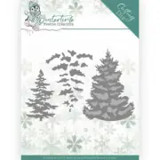 PINE TREES Winter Time Die Cutting Dies Find It Yvonne Creations YCD10216 New