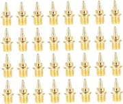 [Kisangel] 32pcs Track and Field Shoe Nails Replacement Shoe Soles Nails for Cross Shoes Shoe Spikes Pyramid Track Spikes Off Road Accessories Lighter Cleats Metal Short Nail