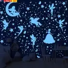 Glow in the Dark Stars Unicorn Bedroom Decor for Girls - Celestial Glow, Matte,