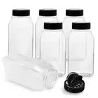 6Pack 32oz Large Spice Seasoning Shaker Containers Plastic Jars w/ Flip Lid