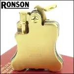 ☆福星煙具屋☆【RONSON】BANJO系列-燃油打火機-黃銅款 NO.R01-0026