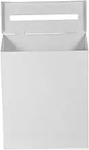 SHINEOFI Wall Mounted Mailbox Rustic Design Outdoor Letter Box Space Saving Mail Collection Secure Storage for Home and Office