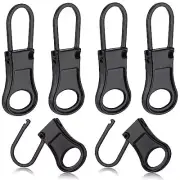 6pcs Replacement Zipper Pull Detachable Zipper Pull Tabs Metal Zipper Pull