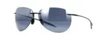 Maui Jim 421-02 Sunglasses Sugar Beach Gloss Black / Grey Polarized Lenses
