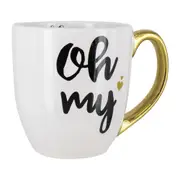 Paladone 300ml Ceramic Mug Minnie Mouse Coffee/Tea Drinking Gift Cup White/Gold