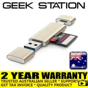 3 in 1 USB C Micro USB Memory Card Micro SD SDHC TF Reader Adapter for phone pc