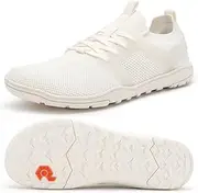 [Pulltop] Men's Barefoot Wide Trail Running Shoes - Minimalist Wide Toe Box Workout Shoes with Zero Drop Sole Cross for Trainer