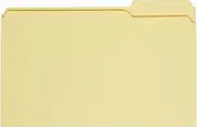 Globe-Weis/Pendaflex File Folders, 1/3 Cut Right, Reinforced Tab, Legal Size, Manila, 100 Folders Per Box (16337)