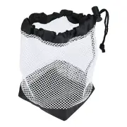 Nylon Mesh Drawstring Pouch 36 Golf Balls Holder Storage Net Bag Golf FF
