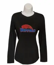 Womens FAN Apparel * BUFFALO Football Womens GAME-DAY TEE SHIRT - NEW , MEDIUM
