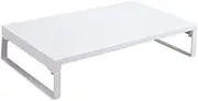 Monitor Stand Riser with Durable Material, Desk Organizer Accessories, Ergonomic Desk Tabletop Organizer, Multifunctional Desktop Organizer Stand, Suitable for Small Computer,Laptop,Printer (White, 30*15*8 CM) ﻿