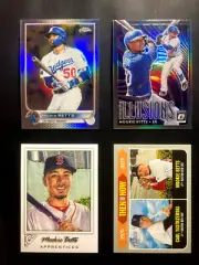 MOOKIE BETTS BASEBALL INSERT CARD LOT SP REFRACTOR ++